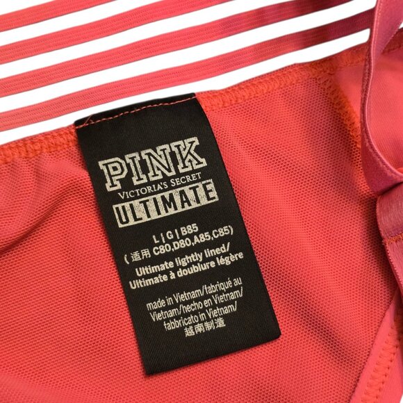 PINK - VICTORIA'S SECRET Ultimate Strappy Bra sz L - LNWOT - Picture 5 of 5
